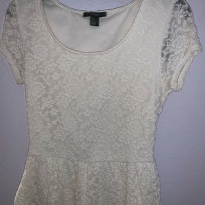 Lacey White Blouse